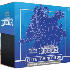 Pokemon Sword & Shield 4 Battle Styles - Elite Trainer box Blå - Pokemon kort